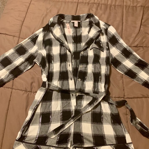 Victoria’s Secret Plaid Cotton Romper - Picture 6 of 6
